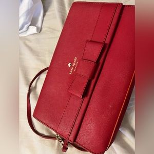 Red Kate spade red bow crossbody